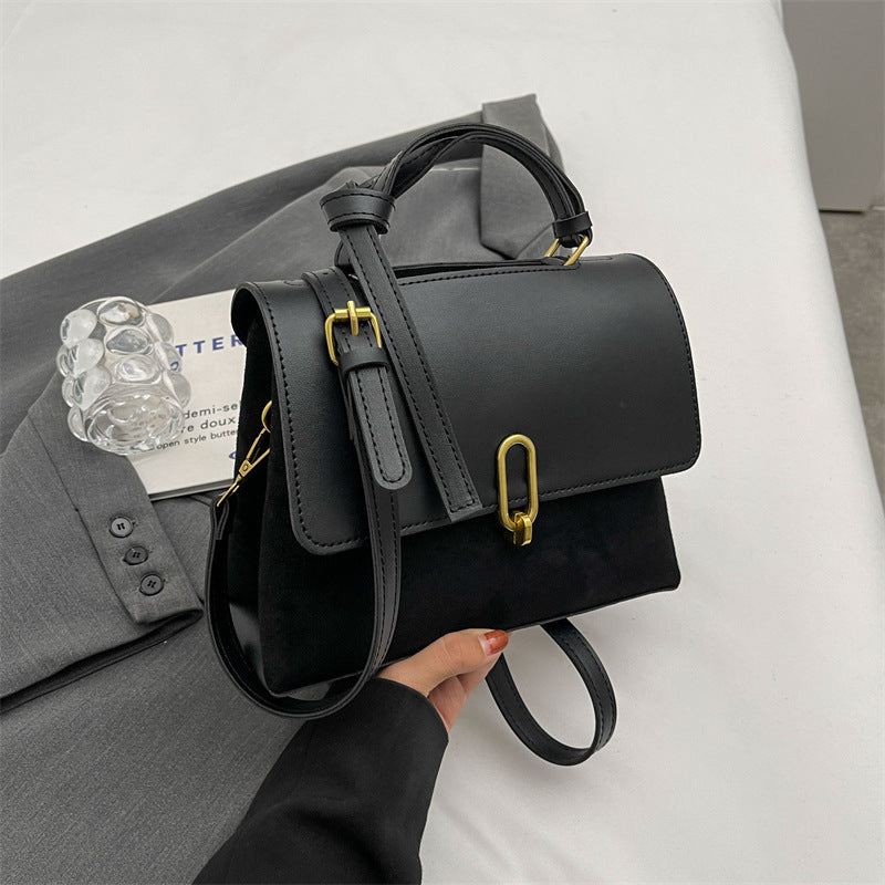 high grade portable shoulder bag retro minority crossbody commuter bag