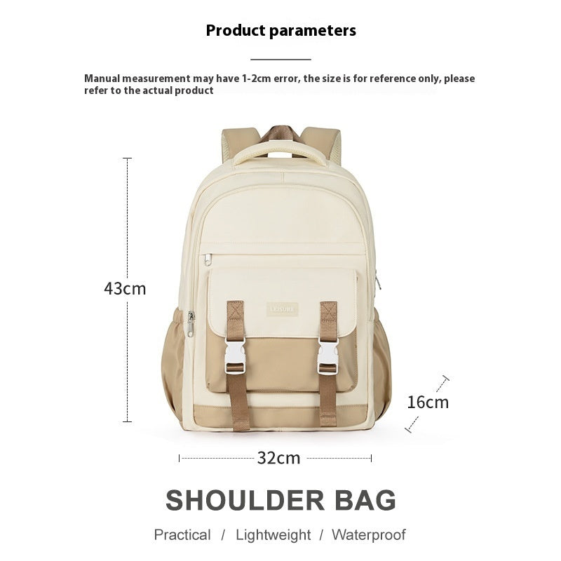 large capacity mens backpack primary college students