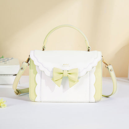 womens fashion new bow style small square bag