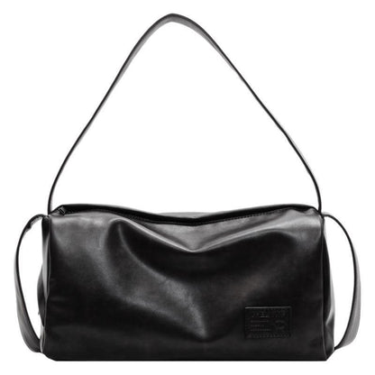 womens soft surface trendy textured one shoulder bag large capacity