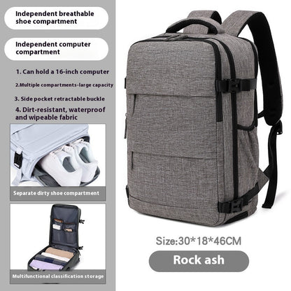 large capacity mens backpack lightweight short trip