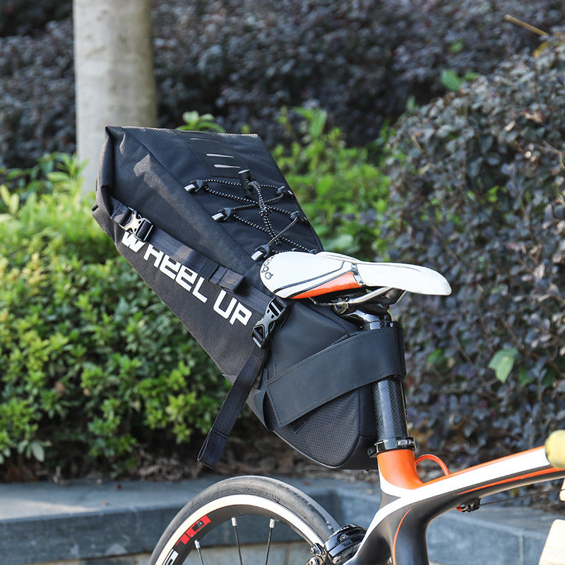 bike tail pack rear frame riding pack road car equipment