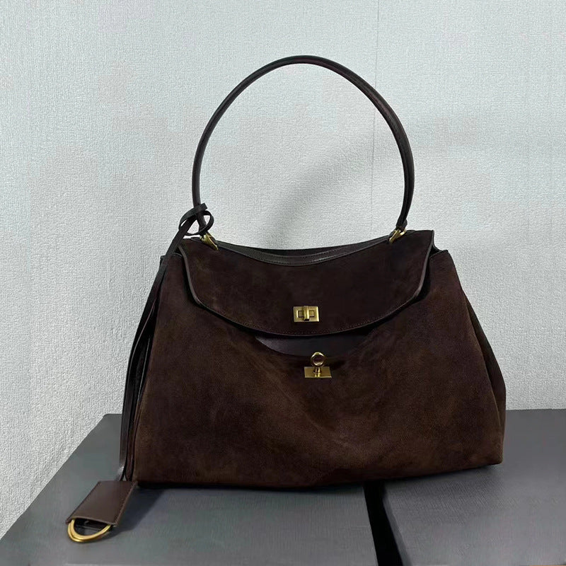large capacity commuter shoulder crossbody underarm bag
