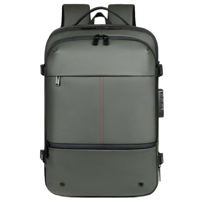 Multi-functional High-grade Vacuum Compression Business Backpack