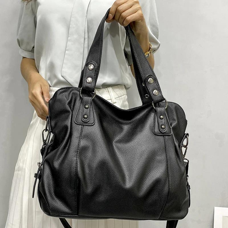 womens large capacity handbag simple shoulder crossbody bag