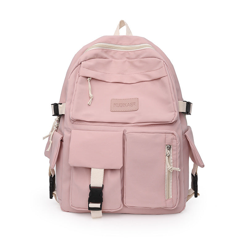 large capacity junior high school student schoolbag light and simple