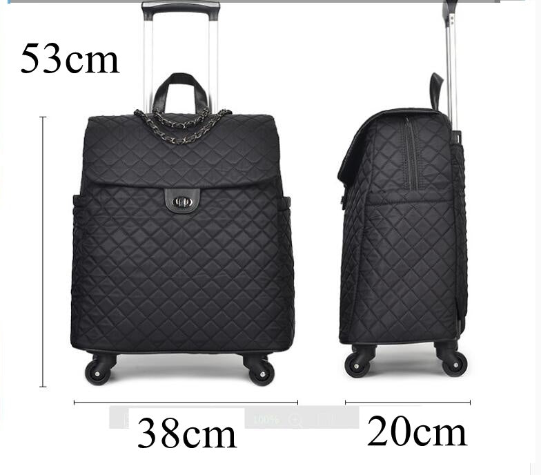 large capacity waterproof travel bag universal wheel luggage