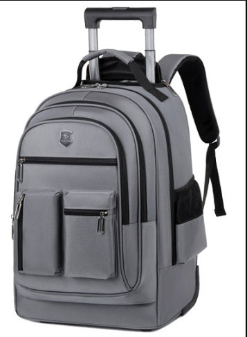 trolley backpack ultra light trolley bag large capacity single directional wheel