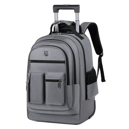 trolley backpack ultra light trolley bag large capacity single directional wheel