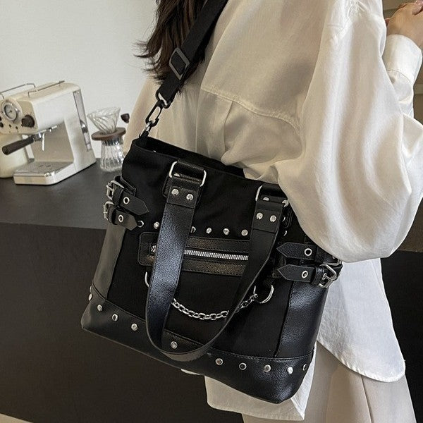Women's Textured Casual Tote Shoulder Bag