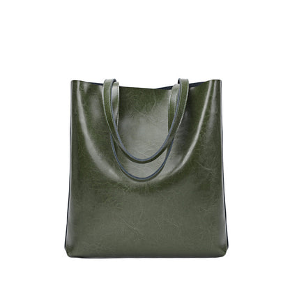 womens cow leather bag stylish and simple