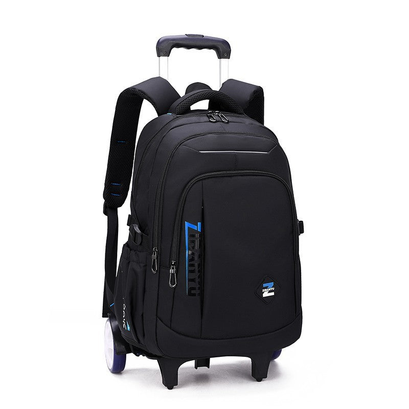 fashion six wheel large capacity student trolley bag