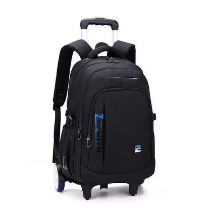 fashion six wheel large capacity student trolley bag