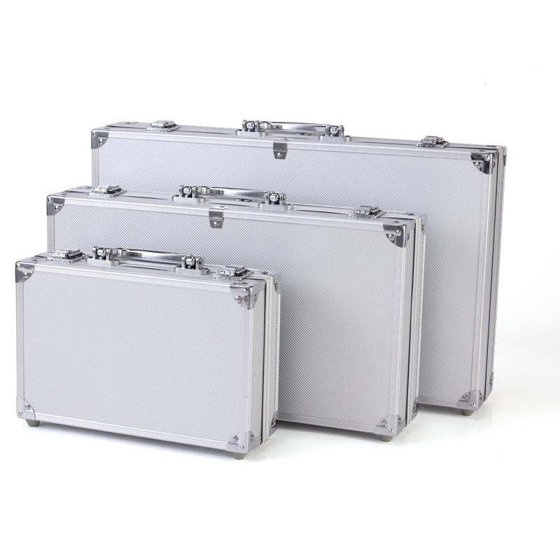 home silver stylish personality suitcase