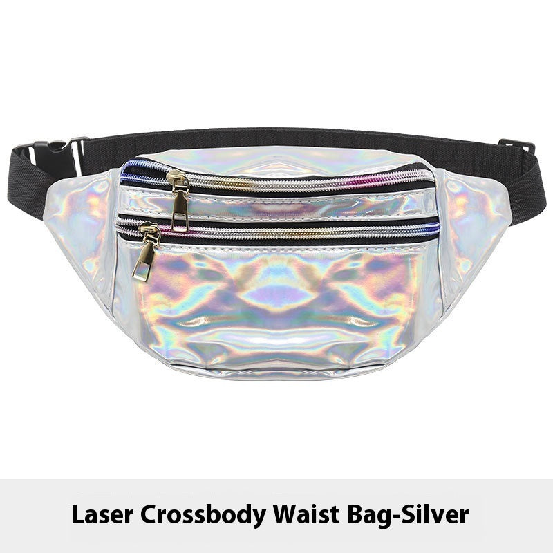 outdoor mens and womens waist pack sports fitness 7 color laser