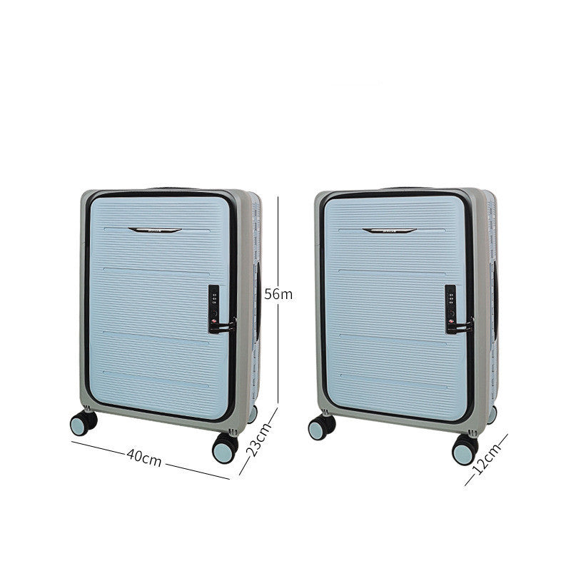 24 inch universal wheel password trolley case