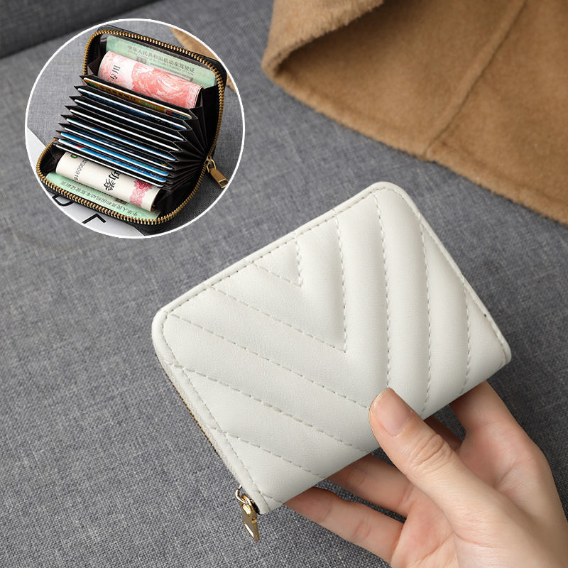 multiple card slots wallet niche card holder female