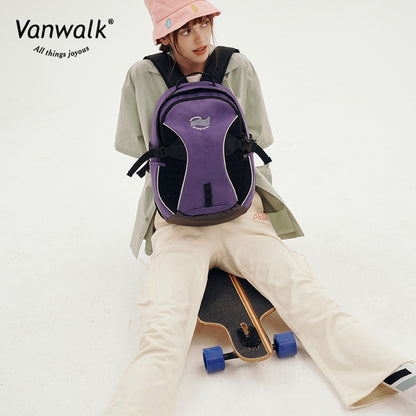 outdoor backpack junior and senior high school students womens schoolbag large capacity