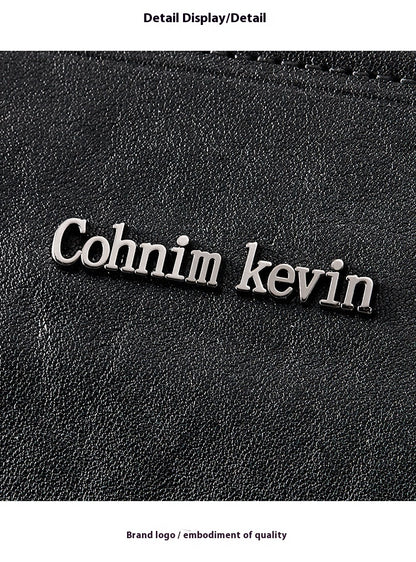 Men's Fashion Personalized Leather Messenger Bag