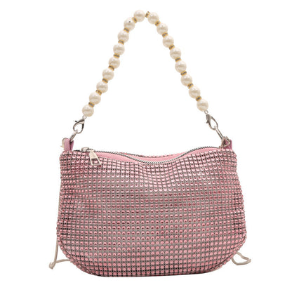 pearl special imitation diamond handbag shoulder bag womens bag