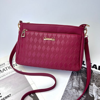 multi layer womens bags for the middle aged single shoulder crossbody large capacity