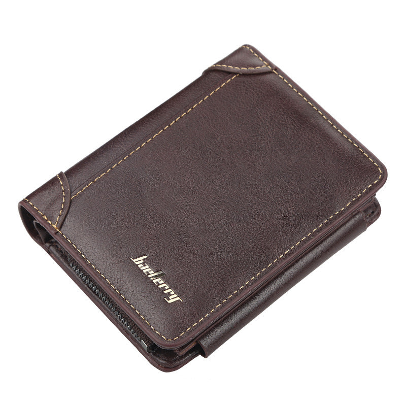 mens wallet short business multi card slots wallet