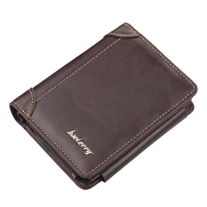 mens wallet short business multi card slots wallet