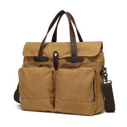 portable briefcase mens one shoulder crossbody outdoor travel