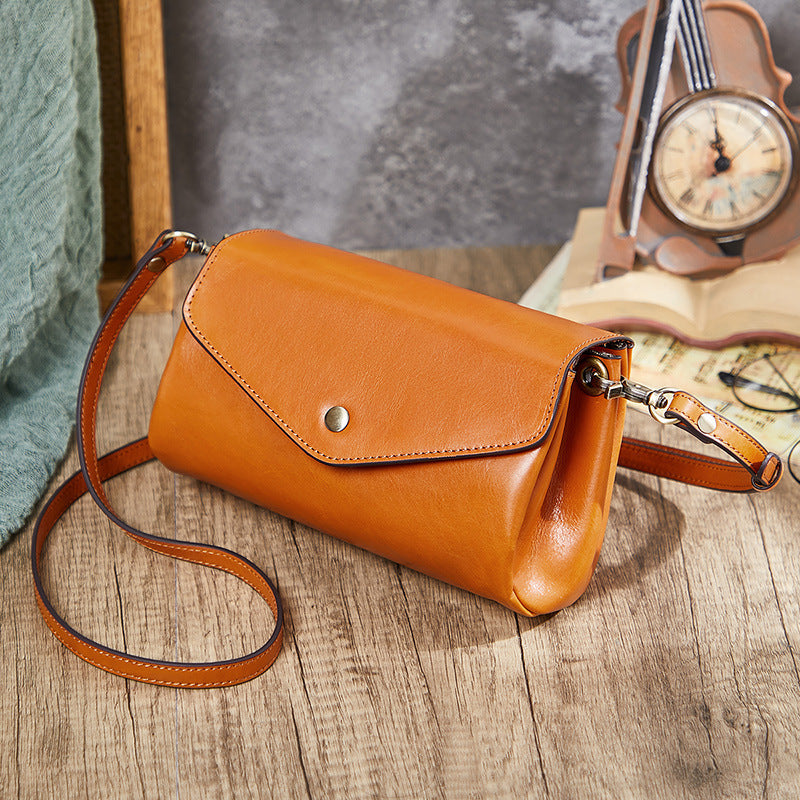 high grade first layer cowhide with more than handmade bag compartments