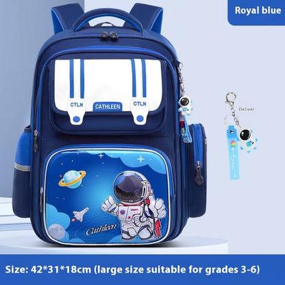 Student Waterproof And Lightweight Astronaut Cartoon Backpack