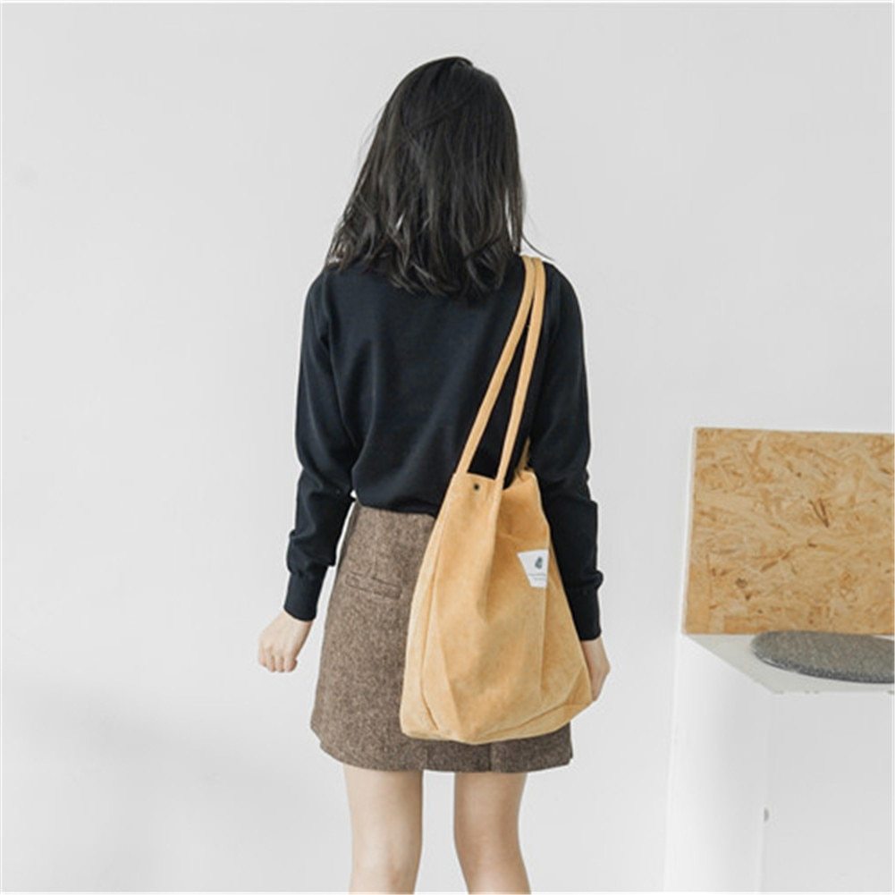 womens shopping bag large ladies canvas shoulder bags tote shopper eco reusable bag cotton cloth handbag for women