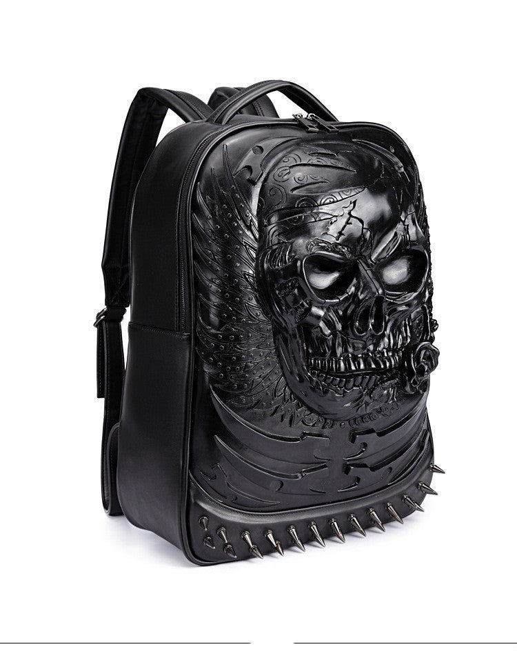 retro backpack mens computer 3d personality