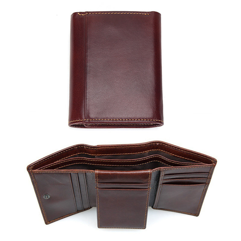 mens ultra thin leather wallet