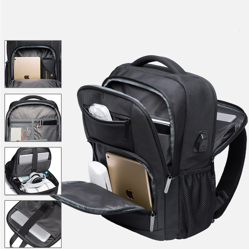 male student business waterproof computer backpack