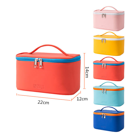 color waterproof cosmetic bag