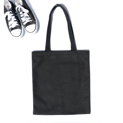 solid canvas tote bag