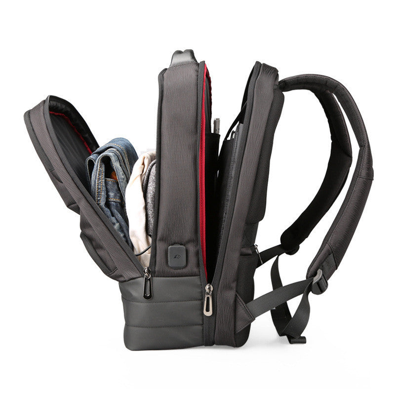 anti theft backpack usb charging interface anti splashing backpack