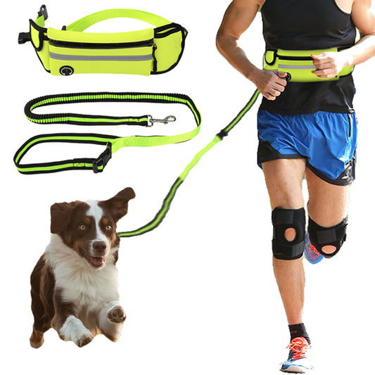 pet-waist-bag-sports-traction-rope-reflective-waterproof-running-traction-rope