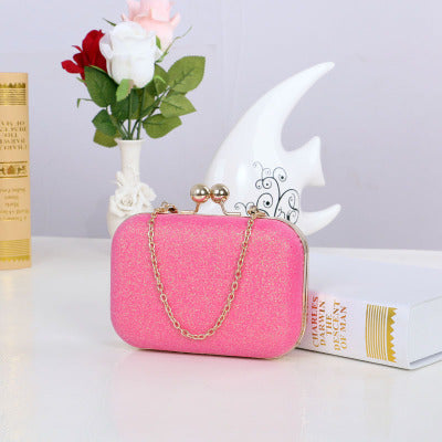 new style dinner bag korean fashion chain clip bag