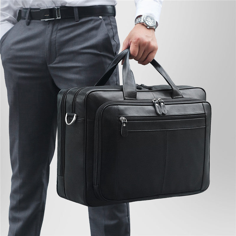 mens leather briefcase