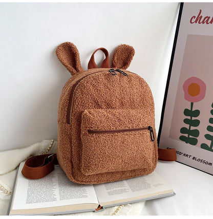 cute plush bag womens autumn and winter new