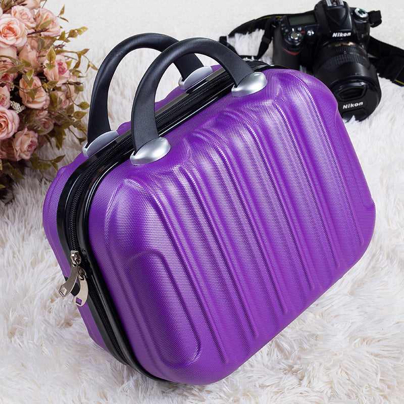 14 inch portable cosmetic bag travel password box