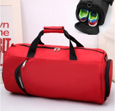 fitness bag mens sports bag basketball training bag football bag portable travel bag cylinder bag shoulder bag waterproof