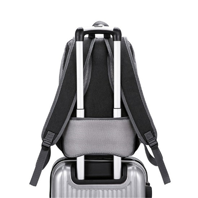 business commute contrast color backpack