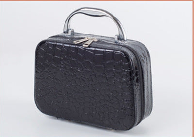 stone pattern portable cosmetic bag