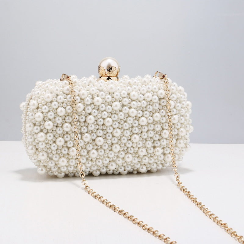 pearl dinner ladies hand bag