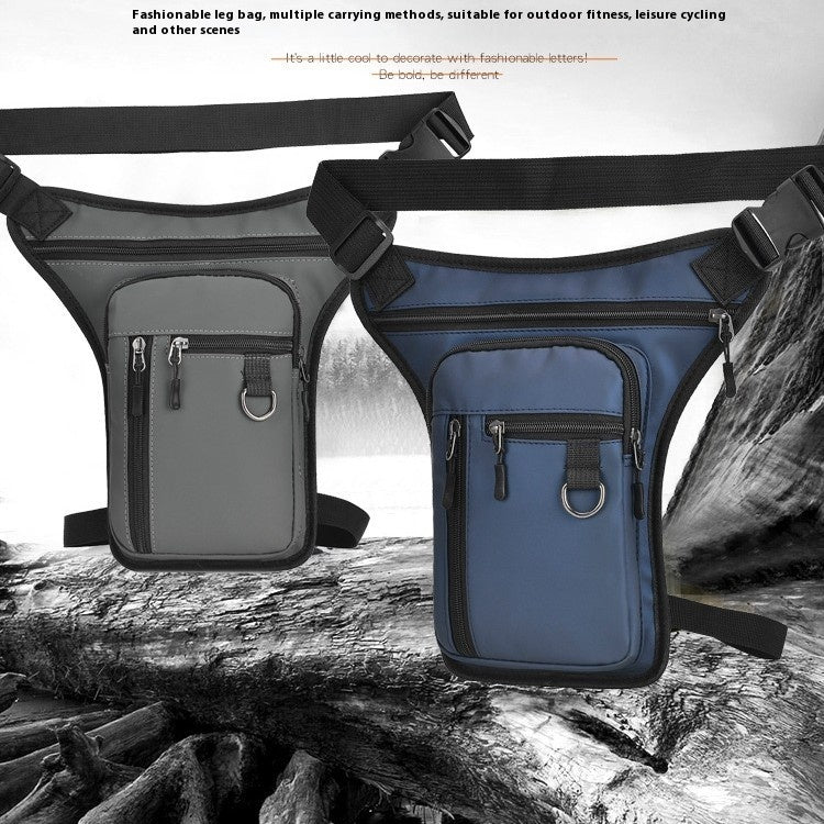 mens waist and leg bag multi functional waterproof shoulder