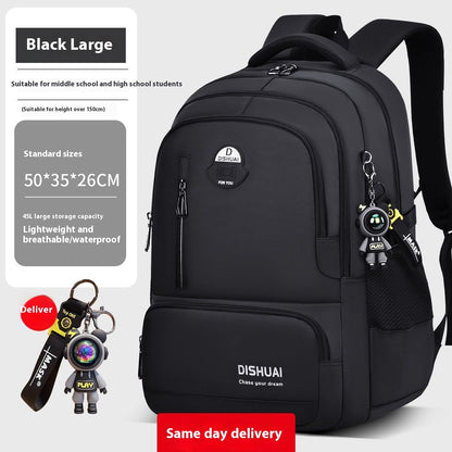 backpack for boys large capacity lightweight