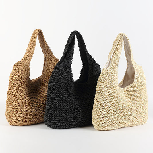 korean fashion ins rattan bag