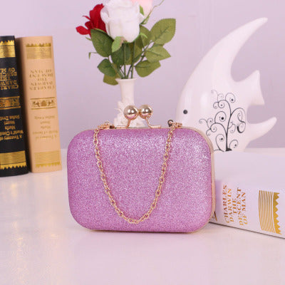 new style dinner bag korean fashion chain clip bag